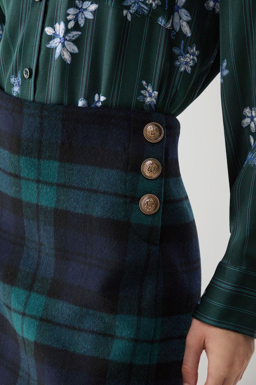 Liu Jo Mini Gonna in lana tartan