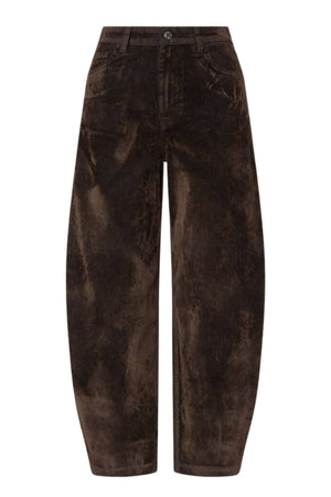 Liu Jo Pantaloni Donna in velluto Balloon Fit