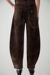 Liu Jo Pantaloni Donna in velluto Balloon Fit