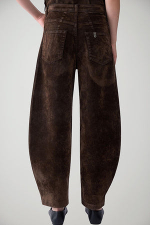 Liu Jo Pantaloni Donna in velluto Balloon Fit