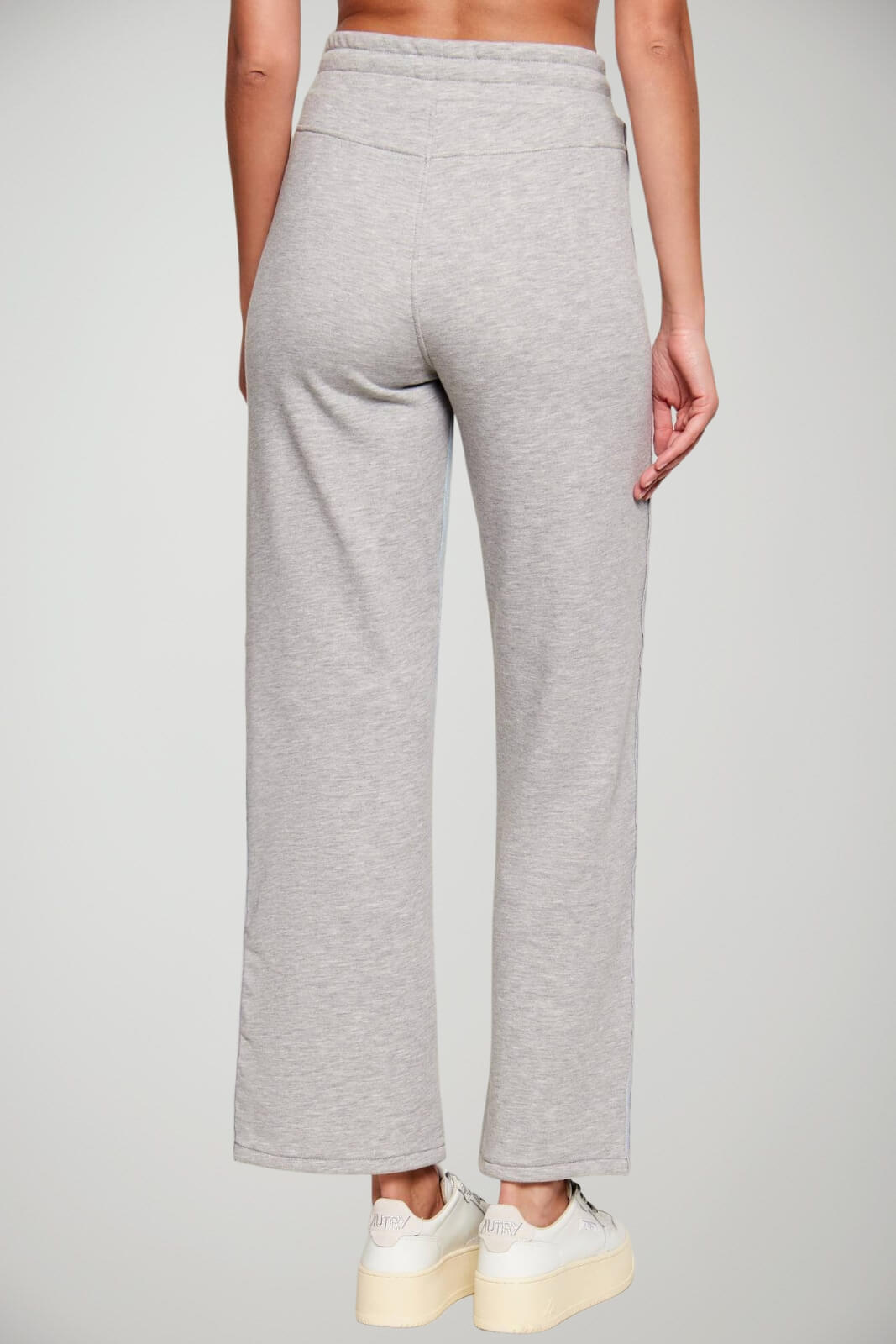 Pantaloni da donna jogger Liu Jo con coulisse ed inserto in denim