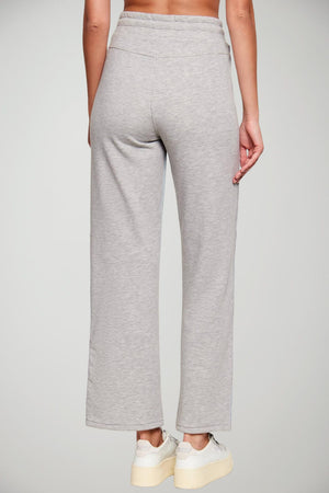 Pantaloni da donna jogger Liu Jo con coulisse ed inserto in denim
