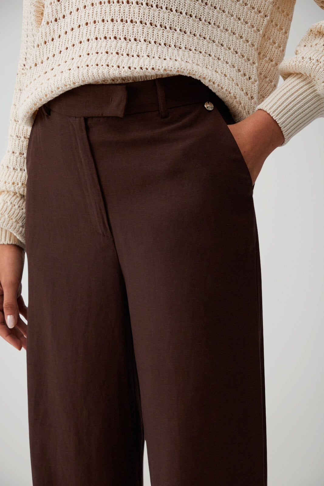 Pantaloni da donna Liu Jo in misto lino