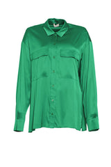 Camicia donna in raso viscosa stretch fronte