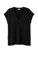 Maglia smanicata Liu Jo da donna in lana con scollo a V