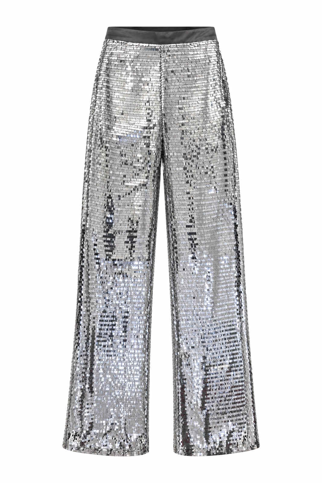 Liviana Conti Pantaloni Donna con paillettes all over