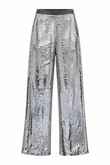Liviana Conti Pantaloni Donna con paillettes all over