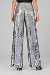 Liviana Conti Pantaloni Donna con paillettes all over