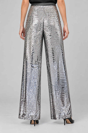 Liviana Conti Pantaloni Donna con paillettes all over