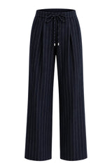 Liviana Conti Pantaloni Donna gessati in misto cashmere