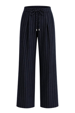 Liviana Conti Pantaloni Donna gessati in misto cashmere