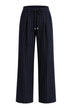Liviana Conti Pantaloni Donna gessati in misto cashmere