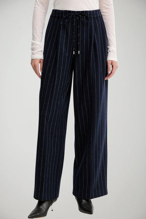 Liviana Conti Pantaloni Donna gessati in misto cashmere