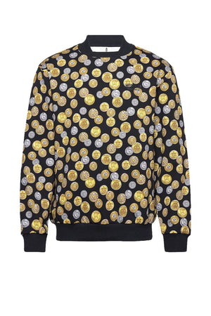 Love Moschino Felpa Donna coin print