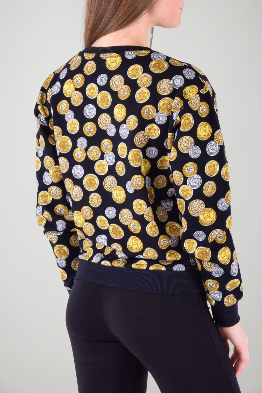Love Moschino Felpa Donna coin print