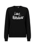 Love Moschino Maglia Donna con lettering a contrasto