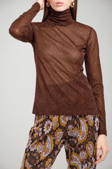 Luce Maglia Donna Lupetto in Lurex