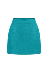 Luce Mini Gonna in Lurex