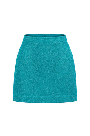 Luce Mini Gonna in Lurex