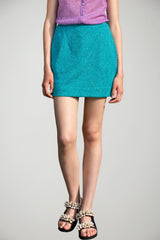 Luce Mini Gonna in Lurex