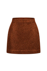 Luce Mini Gonna in Lurex