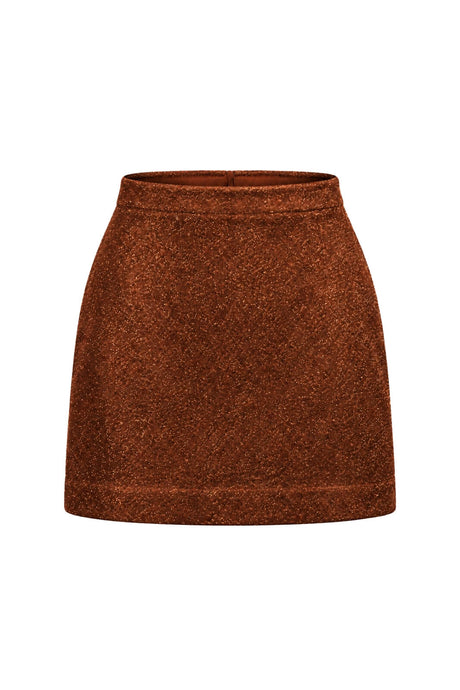 Luce Mini Gonna in Lurex