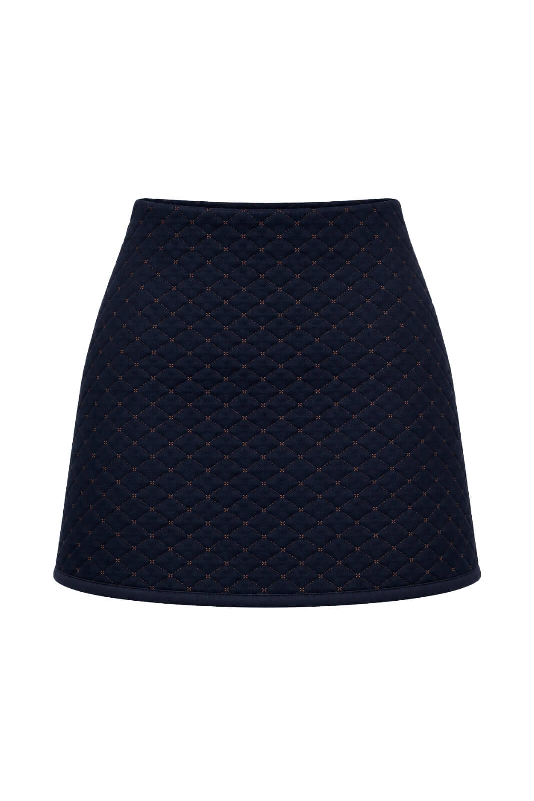 Luce Mini Gonna con Trapuntatura a Rombi