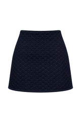 Luce Mini Gonna con Trapuntatura a Rombi