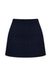 Luce Mini Gonna con Trapuntatura a Rombi