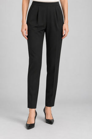 Luis Civit Pantaloni Donna Slip On con Pinces