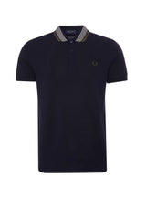 Fred Perry Men's Striped Collar Polo