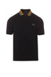 Fred Perry Men's Striped Collar Polo
