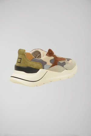 Date Men's FUGA Sneakers with suede inserts