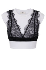 Elisabetta Franchi Women's Jersey T-Shirt with Bralette