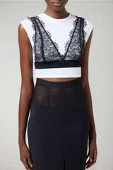 Elisabetta Franchi Women's Jersey T-Shirt with Bralette