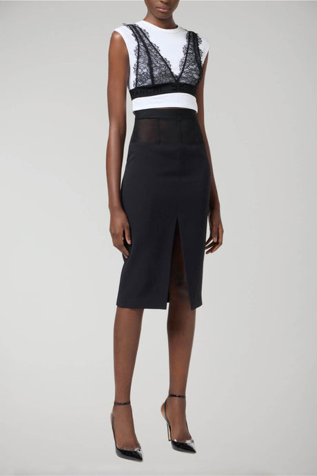 Elisabetta Franchi Women's Jersey T-Shirt with Bralette