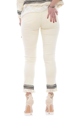 Vaqueros pitillo de mujer Liu Jo con flecos