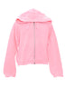 Sudadera de niña Miss Blumarine con purpurina en la espalda