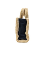 MC2 Saint Barth Borsa Donna Vanity Shearling Denim Dark