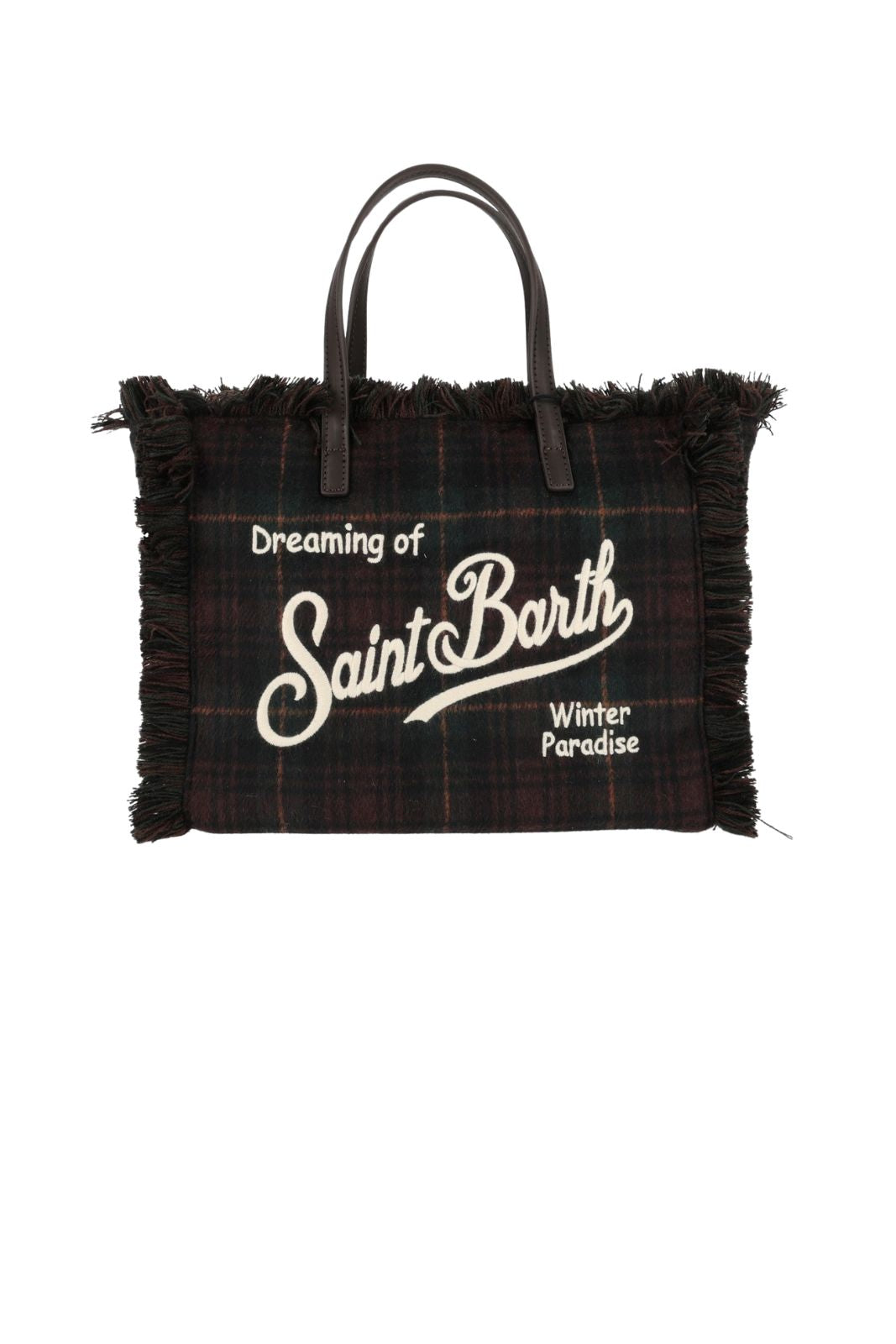 MC2 Saint Barth Borsa Donna Vanity Wool Tartan