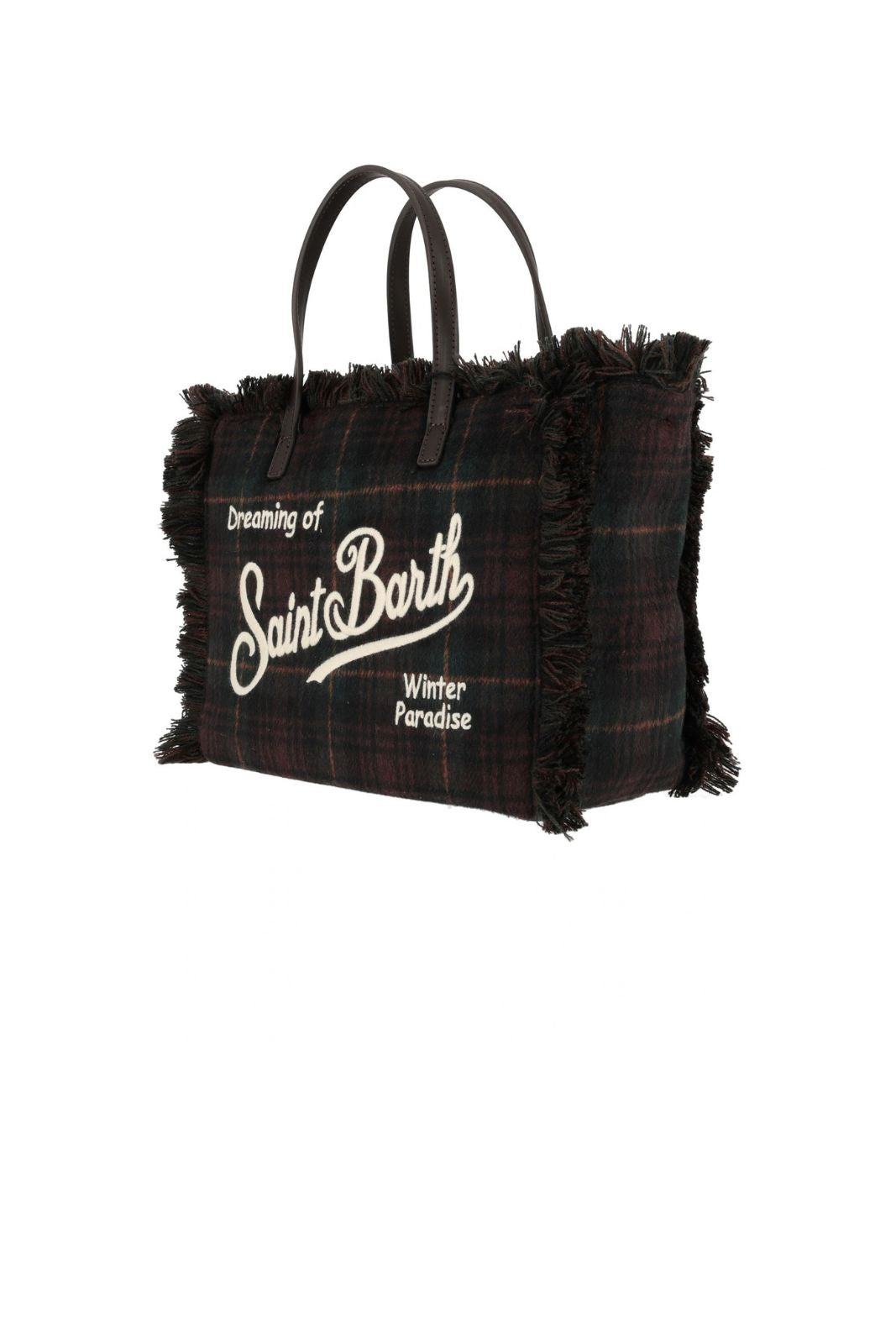 MC2 Saint Barth Borsa Donna Vanity Wool Tartan