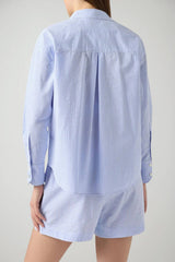 MC2 Saint Barth Camicia Donna Cristal Seersucker Stripes