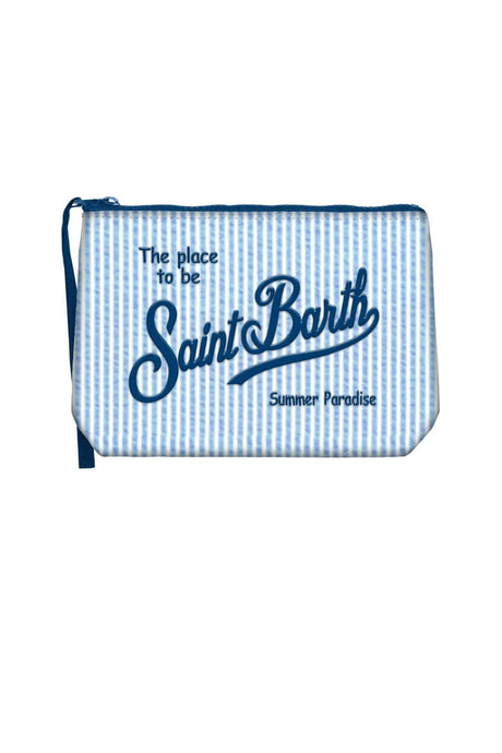 MC2 Saint Barth Pochette Aline Seersucker Stripes