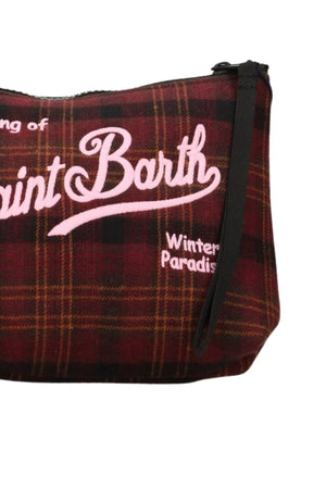 MC2 Saint Barth Pochette Donna Aline Wool Tartan