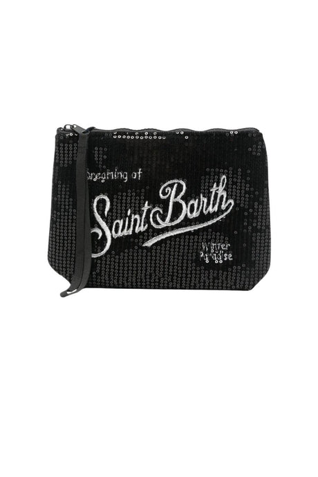 MC2 Saint Barth Pochette Donna Aline Velvet Paillettes