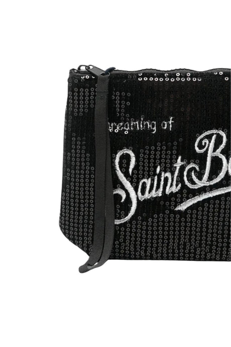 MC2 Saint Barth Pochette Donna Aline Velvet Paillettes