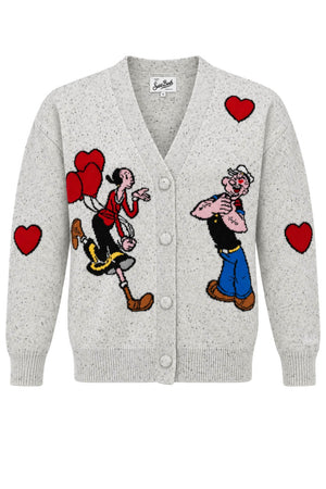 MC2 Saint Barth Cardigan Donna Sasy Donegal Popeye