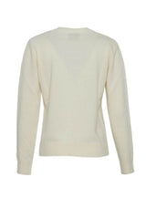 Maglione da donna  MC2 Saint Barth a girocollo con lettering retro
