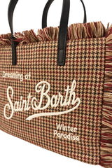 MC2 Saint Barth Borsa Donna Colette Wool Pied de Poule
