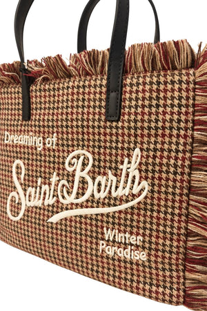 MC2 Saint Barth Borsa Donna Colette Wool Pied de Poule